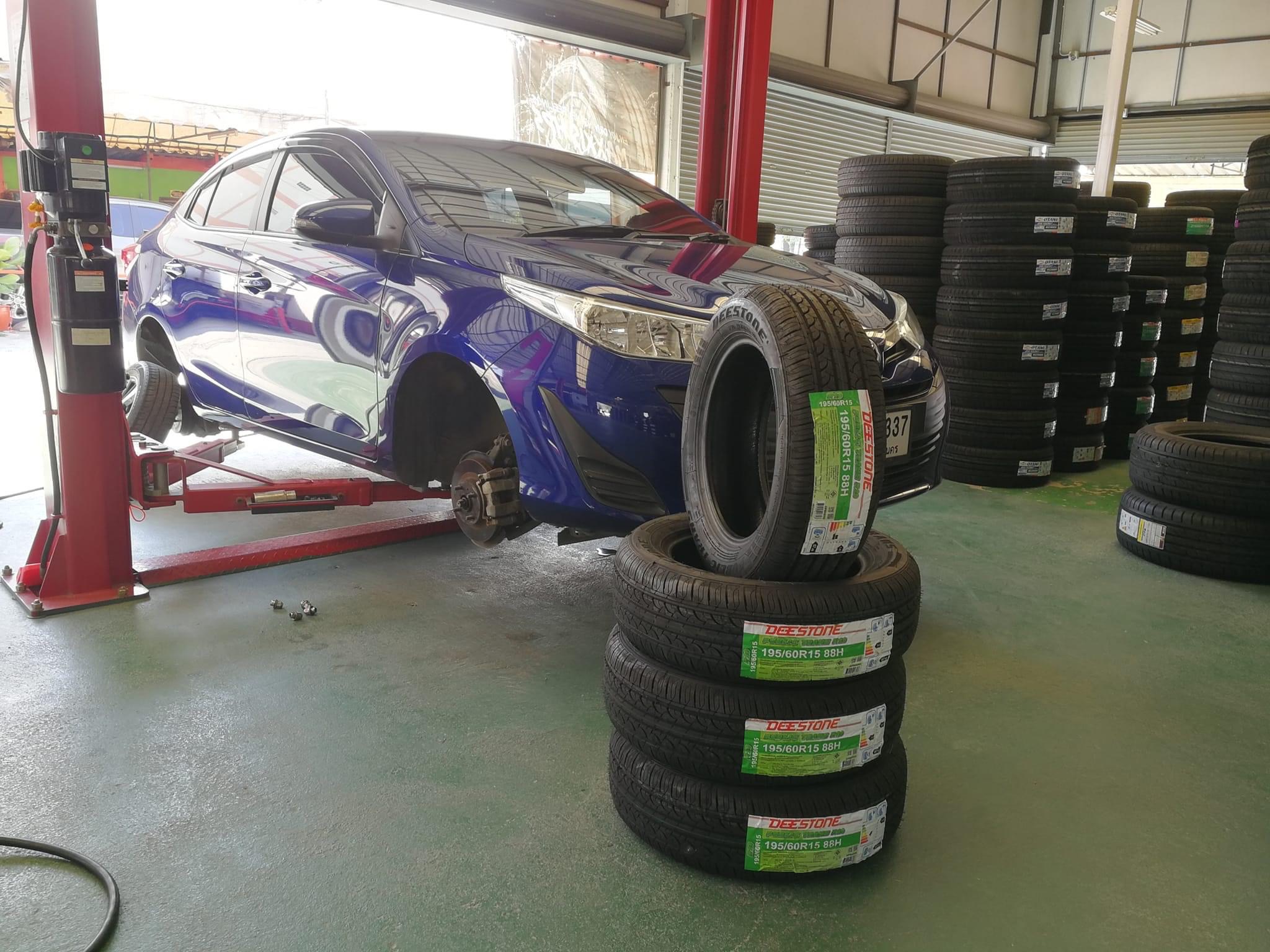 รีวิวยาง Deestone R20 เบอร์ 195/60R15 ใน Toyota Yaris Ativ - Pantip