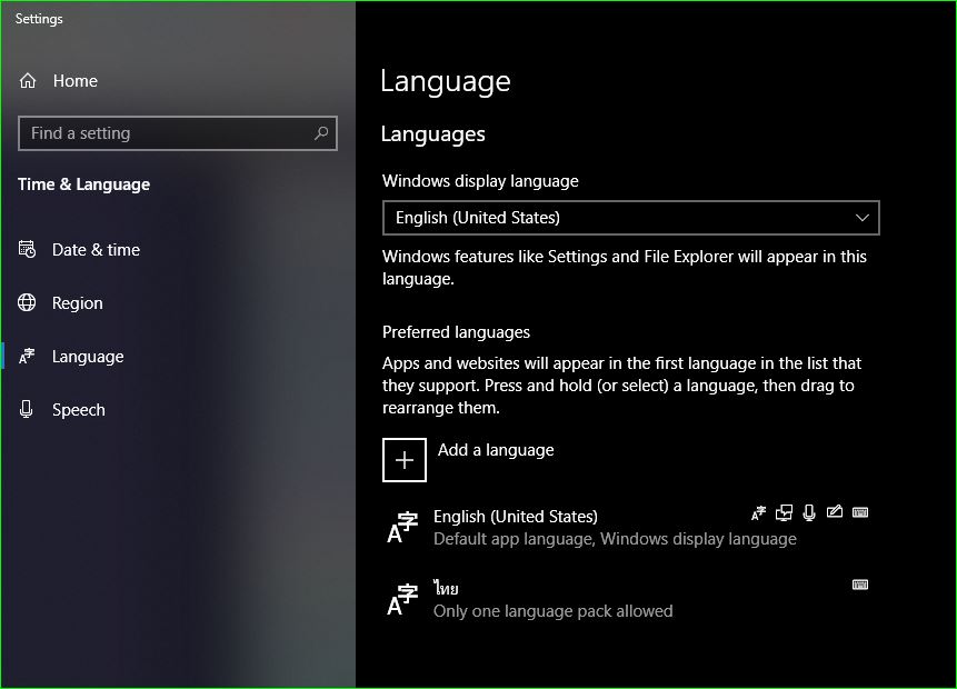 windows language pack
