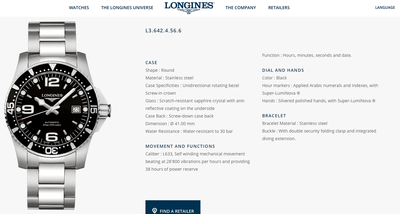 HAED to HAED ORIS or LONGINES Pantip