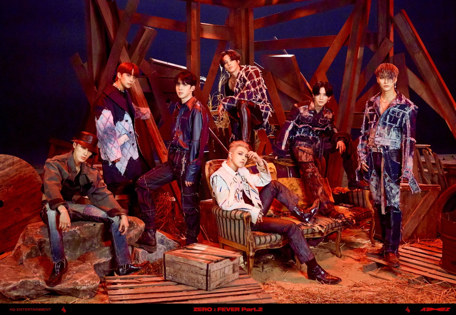 k pop ateez 에이티즈 zero fever part 2 from the new world concept