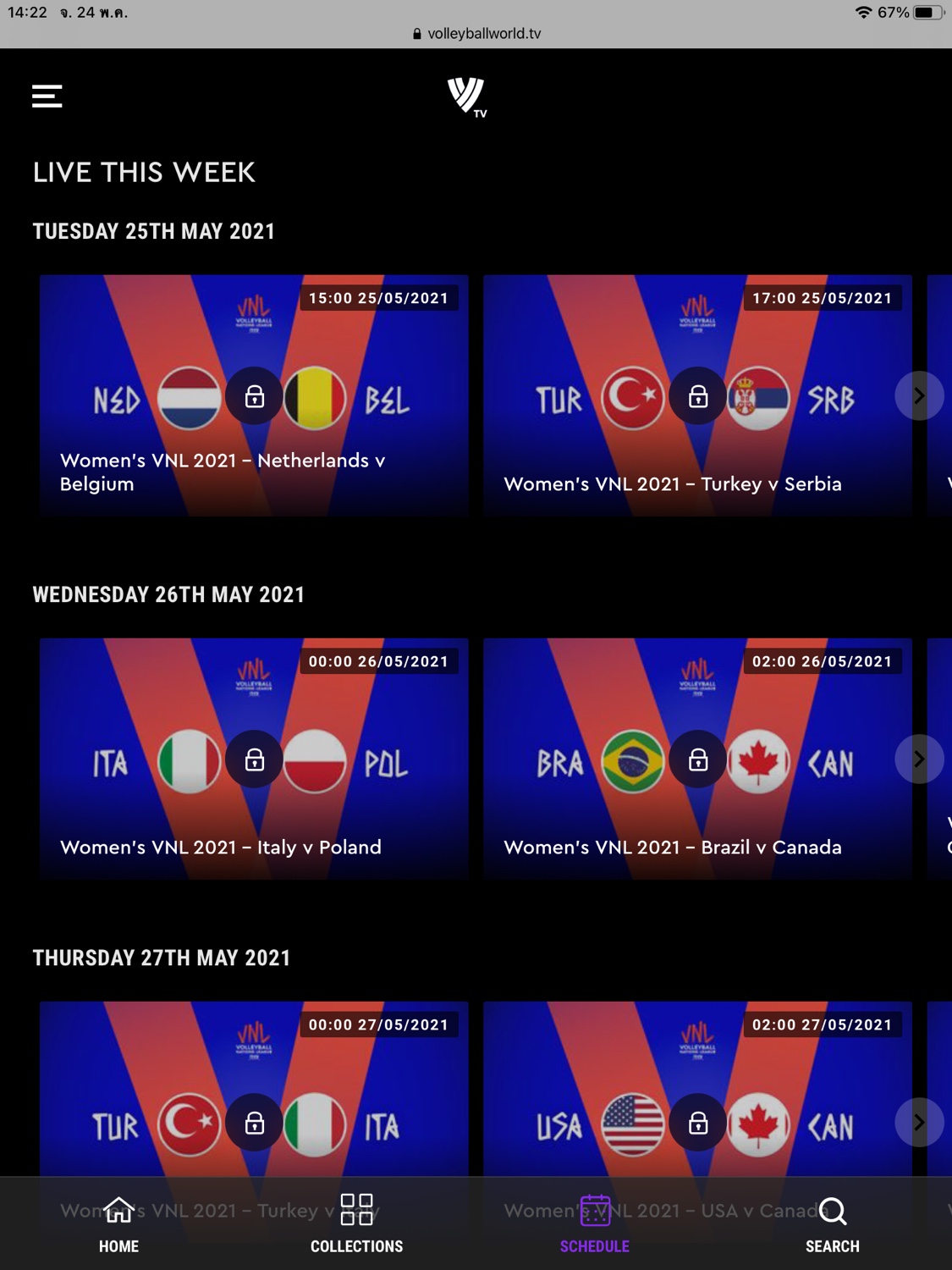 volleyball world tv live stream