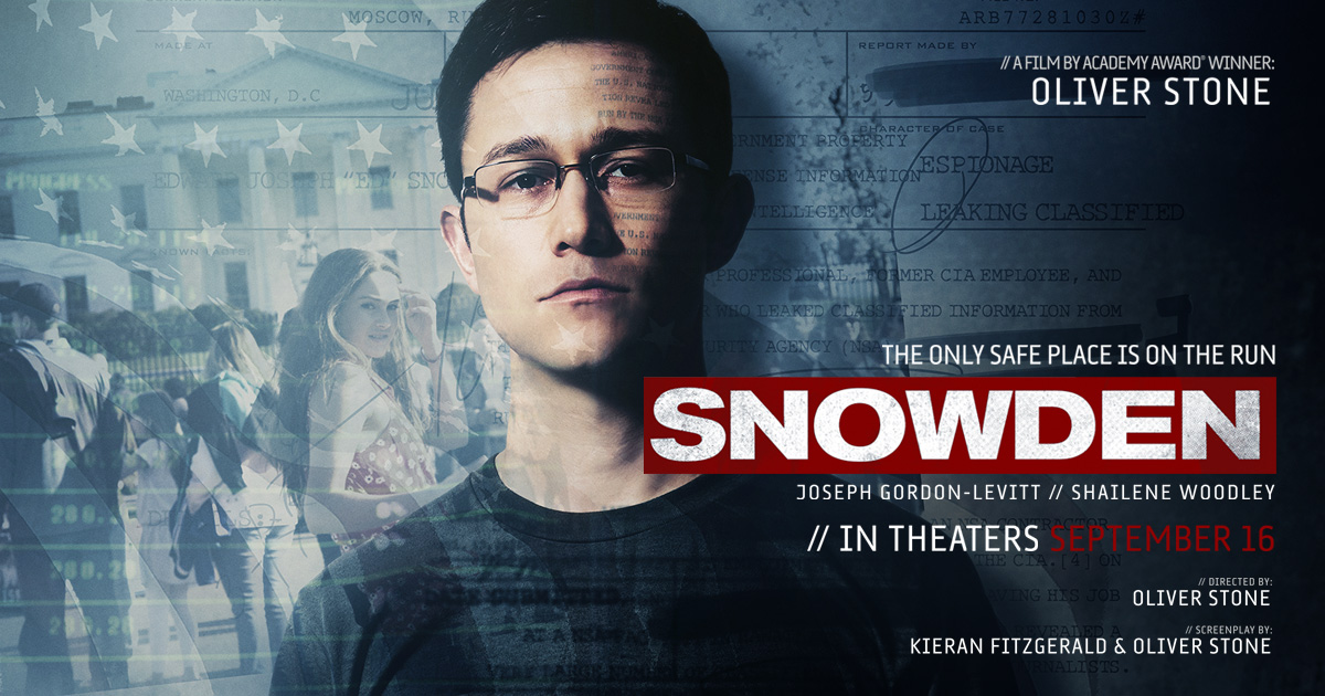 Snowden (2016) "สร้างจากเรื่องจริง" - Pantip