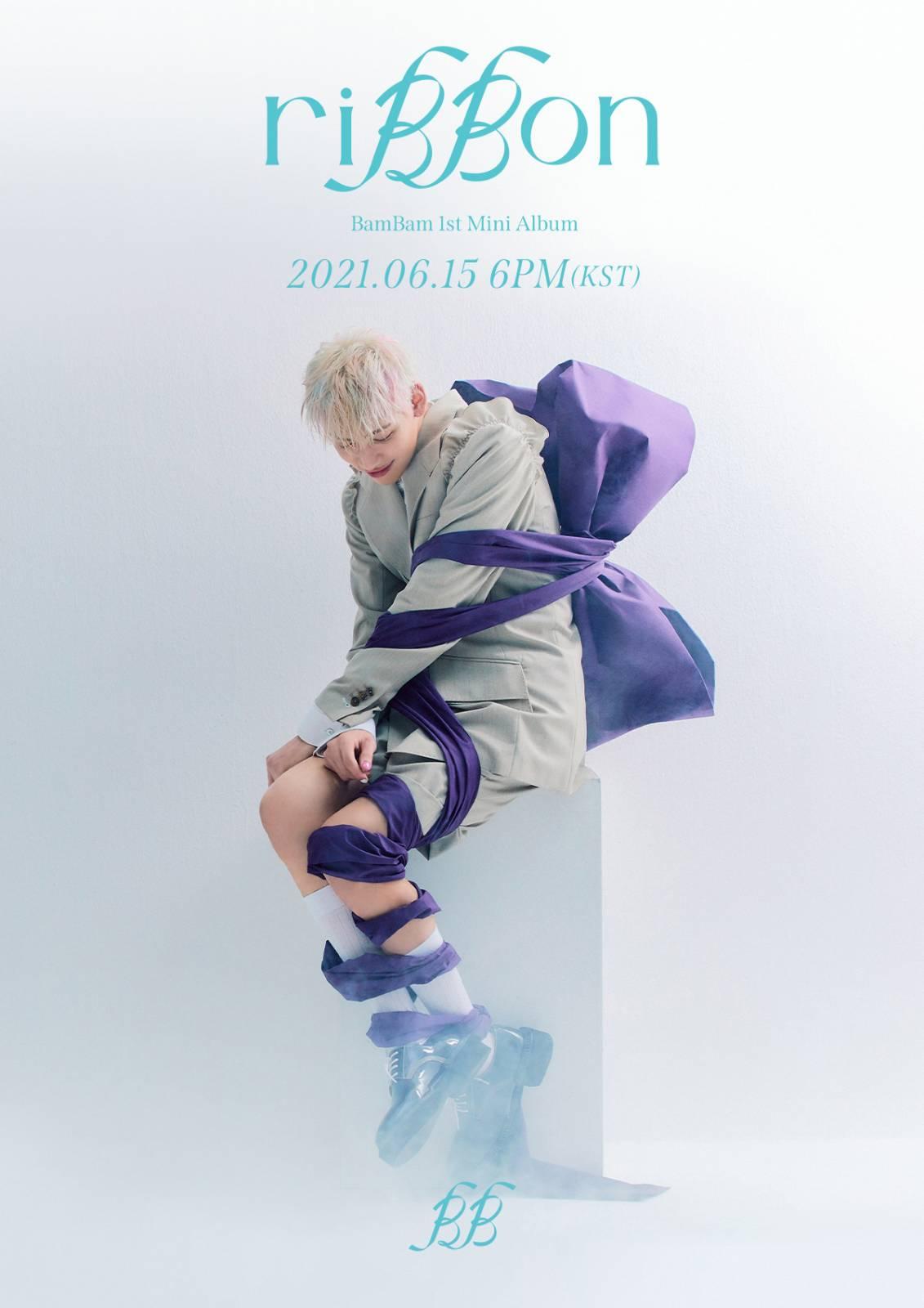 BAMBAM 1st Mini Album [riBBon] TITLE POSTER - Pantip