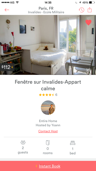 REVIEW ขั้นตอนการจองที่พักกับ Airbnb --- ที่พักใน Paris - Pantip