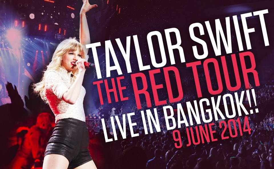 taylor swift red tour bangkok
