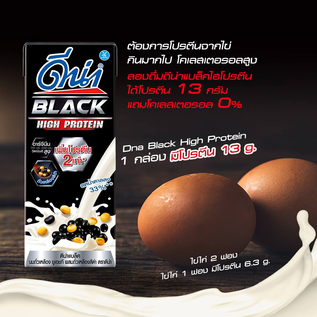 นมถั่วเหลือง ดีน่า Black High Protein ถือว่าถูก-กินง่าย ไหมครับ ตกโปรตีนกรัมละบาท  ถ้าเทียบกับพวกไข่/ไก่ ? - Pantip