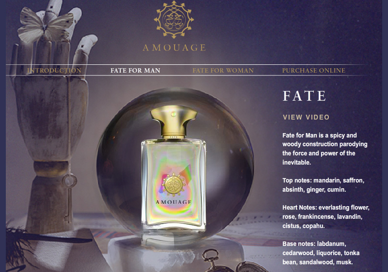 Review Amouage Fate Man