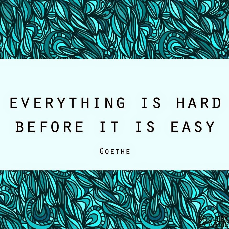 Everything is ones. Everything hard before it is easy. Everything is hard before it is easy. Everything. Everything is everything.
