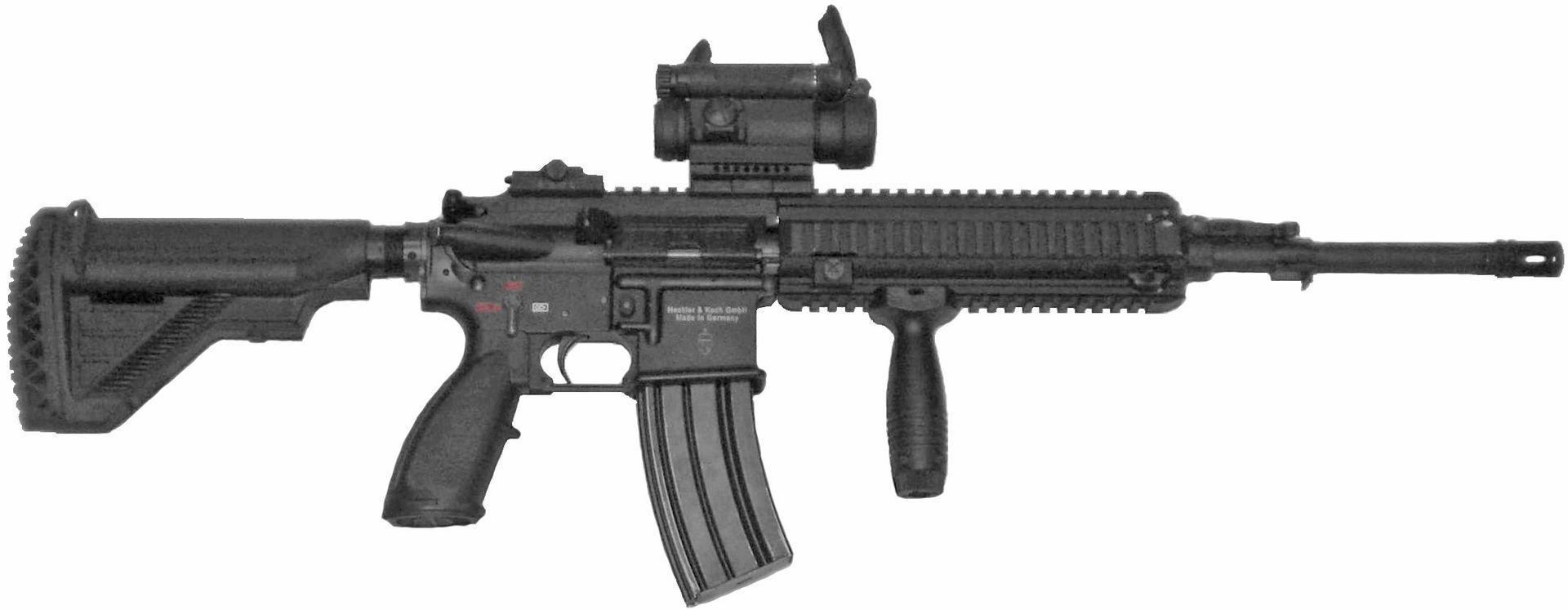 Heckler & Koch HK416 ปืน​ไร​เฟิลผู้สร้า๫วีร๥รรมปลิ๸๮ีพ​โอ๯าม่า บิลลา​เ๸น -  Pantip