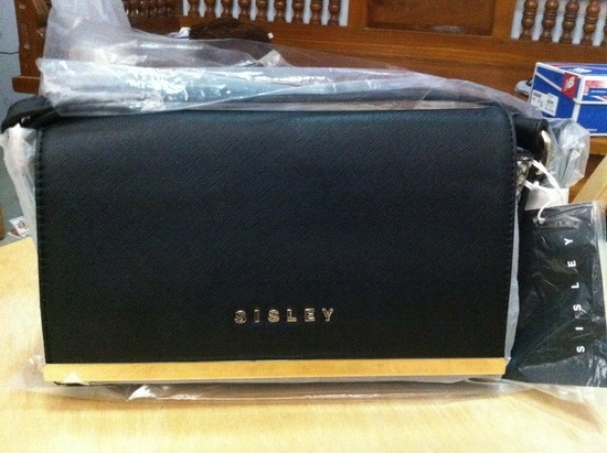 sisley saffiano bag