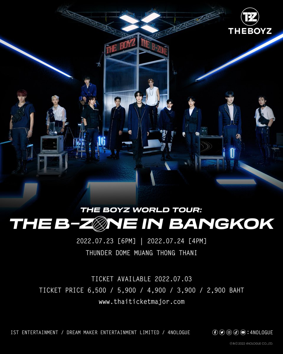 [KPOP] THE BOYZ WORLD TOUR THE BZONE IN BANGKOK, ผังคอนเสิร์ตและ