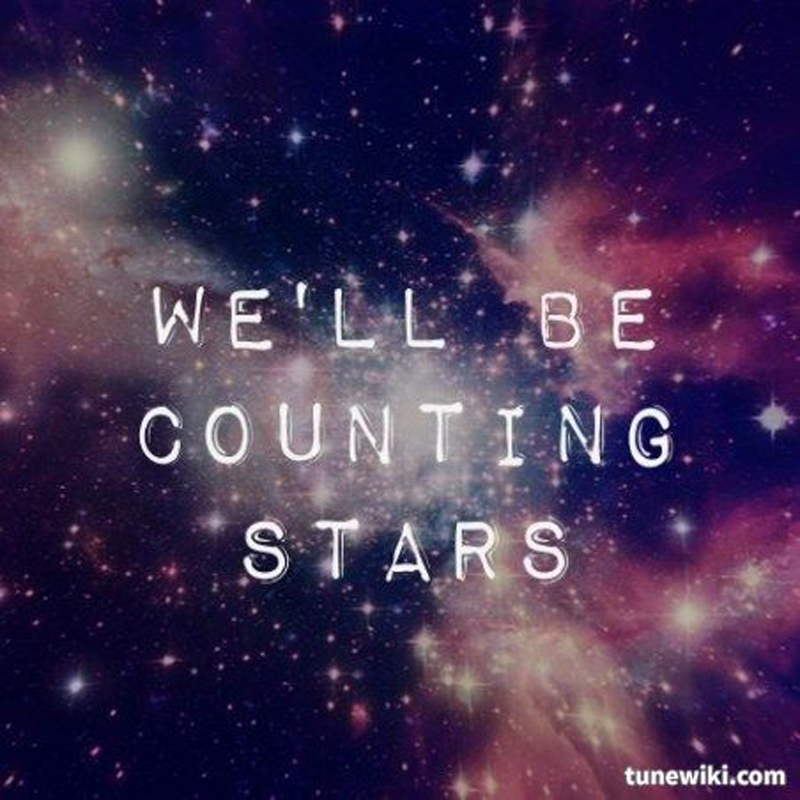 Текст песни counting stars