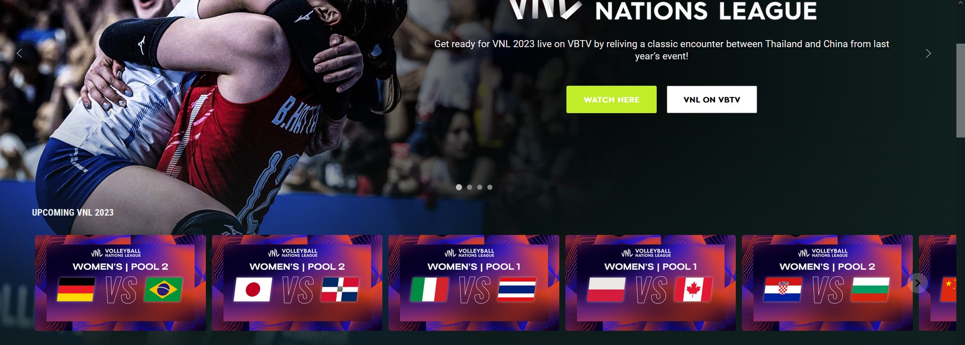 vnl volleyball live stream free