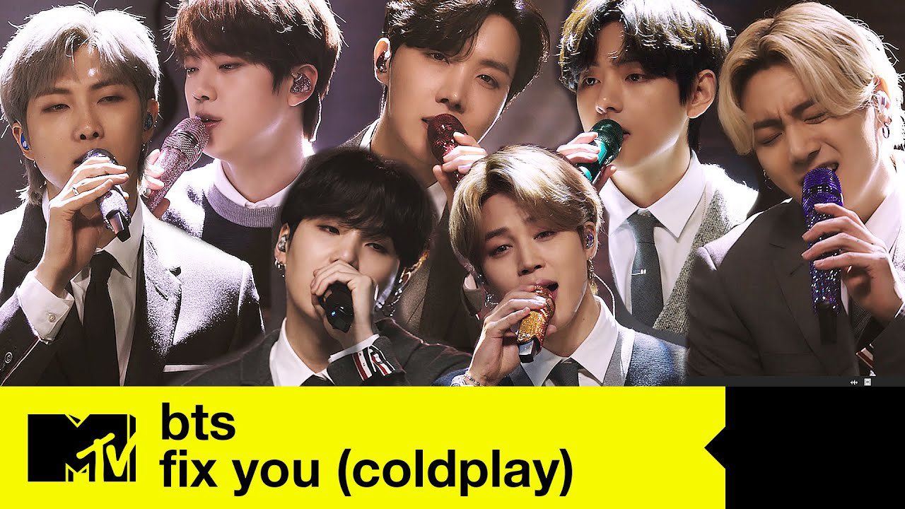 🎤 BTS จะแสดงเพลง "Fix You" ของ Coldplay ทาง MTV Unplugged