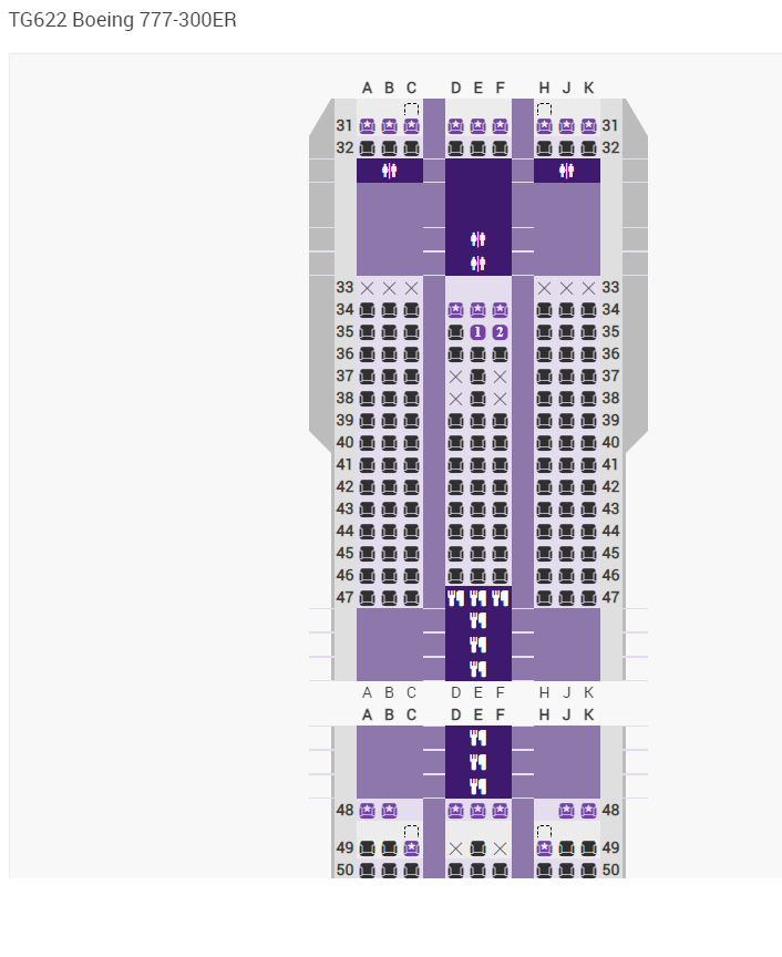 Seat Map Of Boeing 777-300ER Seat Map In-Flight Travel Information ANA ...