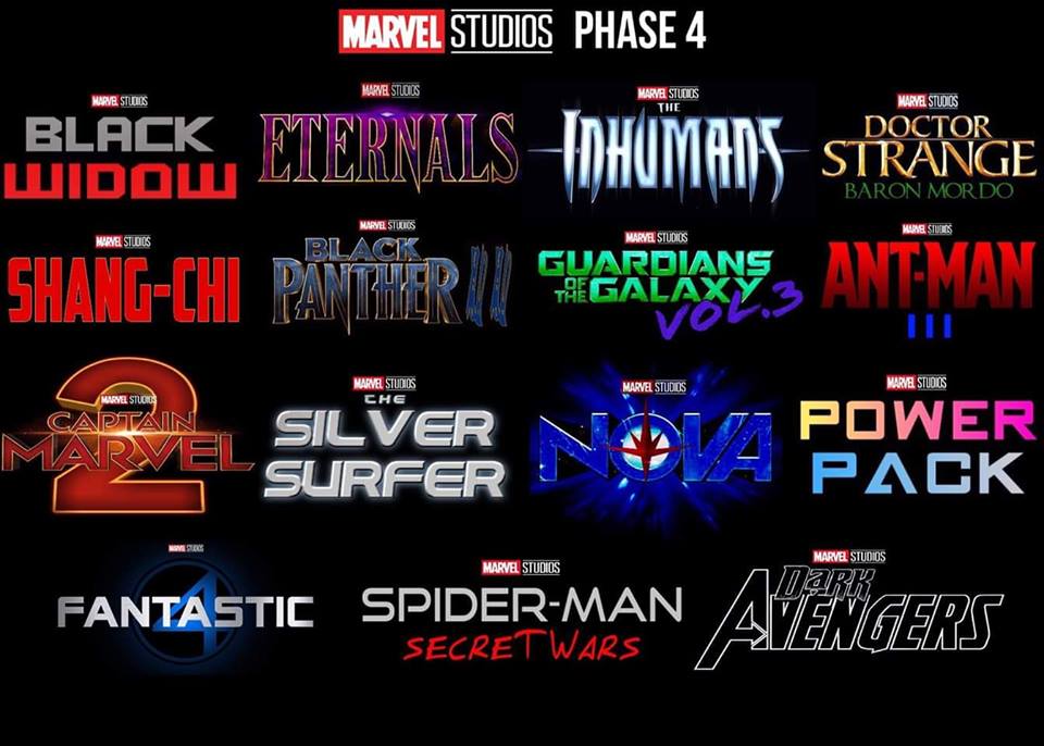 รายชื่อหนังใน Phase 4 ของ Marvel - Pantip