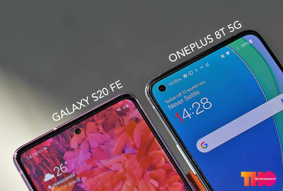 one plus 8t vs samsung s20 fe 5g