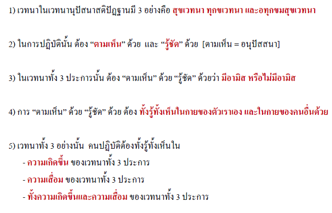 การทนเจ็บได้ ไม่ใช่เวทนาในเวทนานุปัสสนาสติปัฏฐาน - Pantip