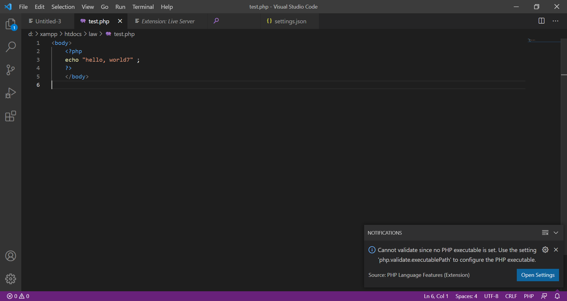 เมื่อเรียกโปรแกรม Visual Studio Code เกิดคำเตือนดังกล่าว เกิดจากอะไรครับ -  Pantip