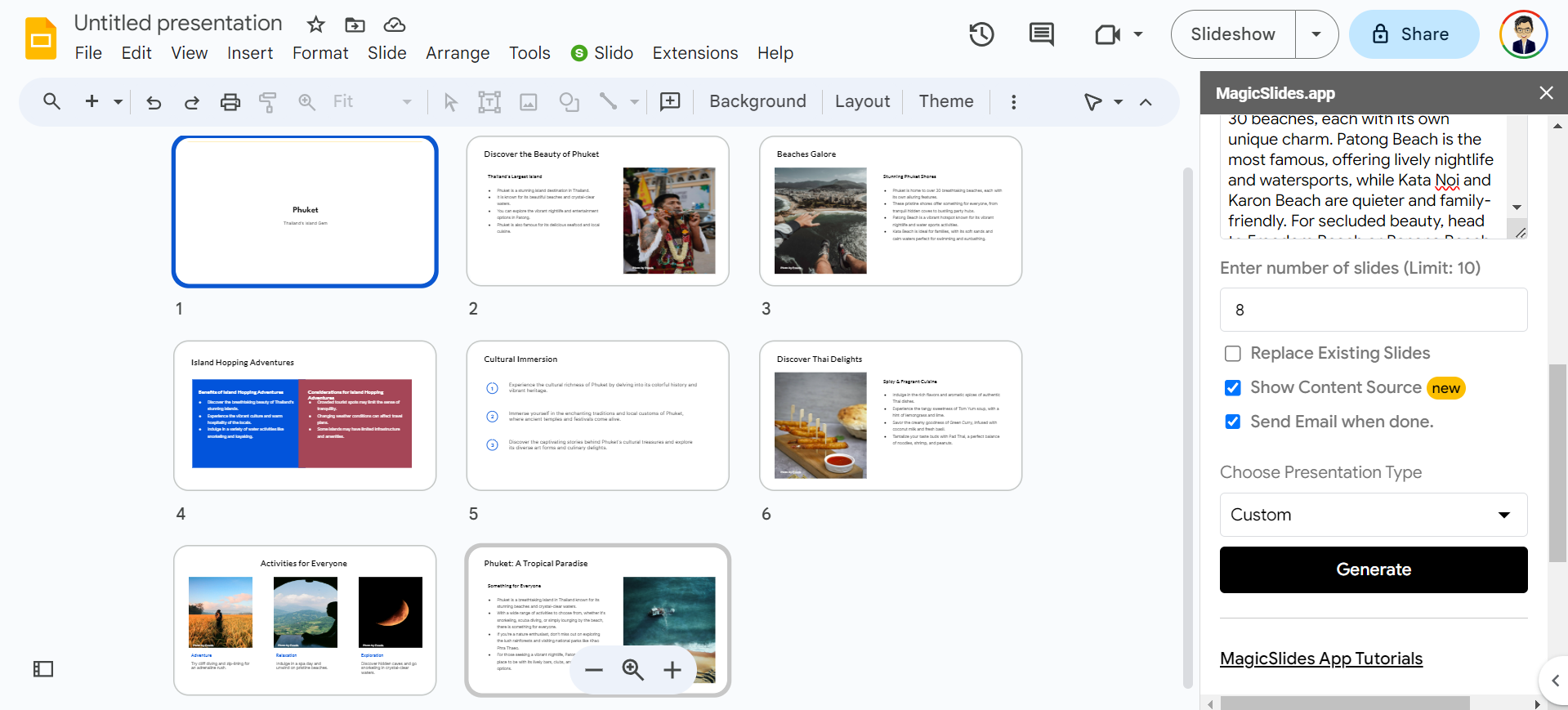 magicslides-ai-google-slides-pantip