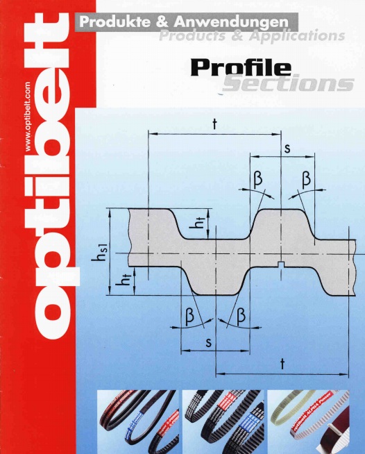 สายพานลำเลียง Optibelt :Profile Sections (พร้อม PDF) - Pantip