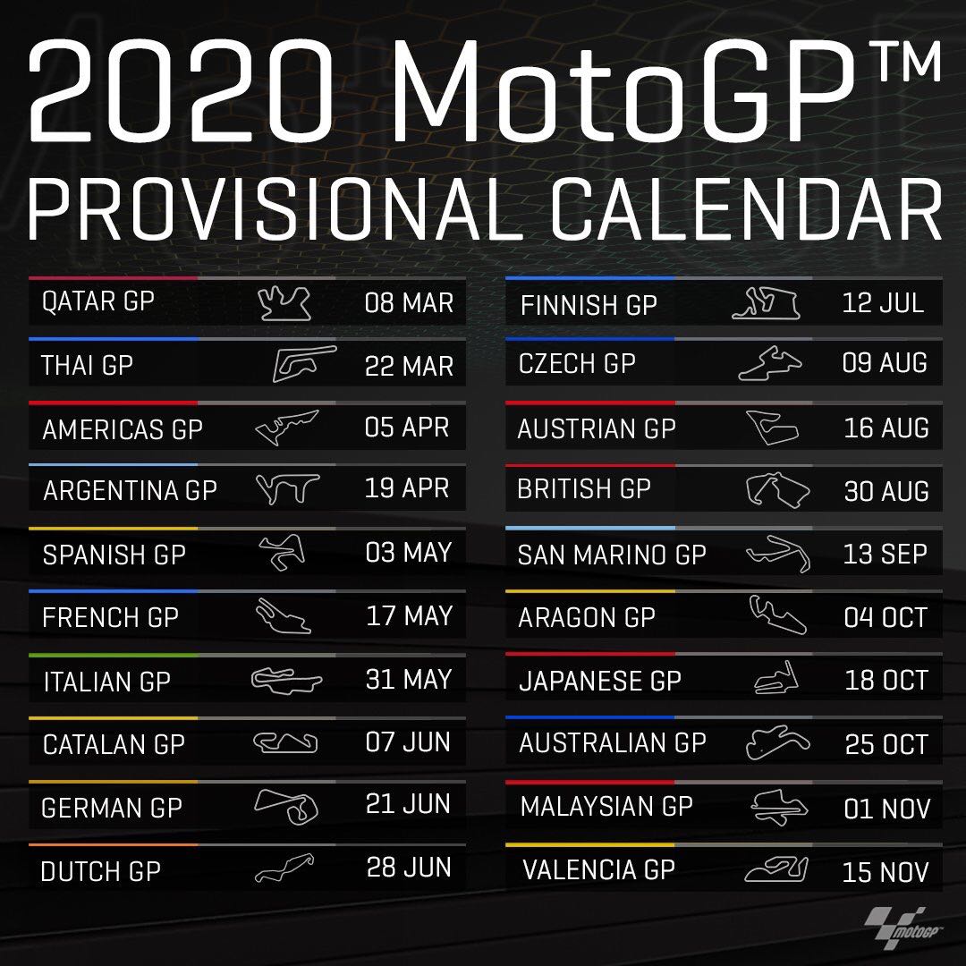 แจ้งข่าว MOTOGP 2020 สนาม ThaiGP ย้ายมาเดือนมีนาคม!?  Pantip