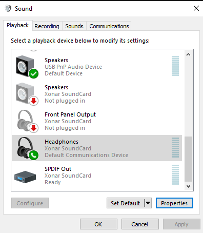 select usb pnp audio device