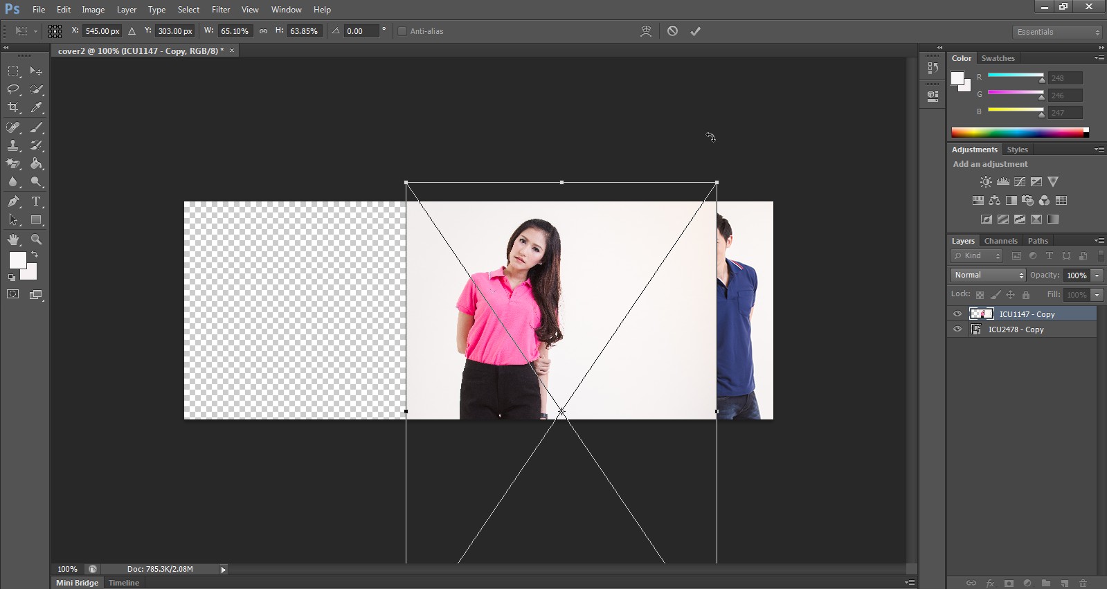 สอบถามค่ะ) แต่งรูปใน Photoshop Cs6 - Pantip