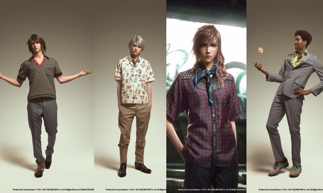 Final Fantasy 13-2 characters model Prada