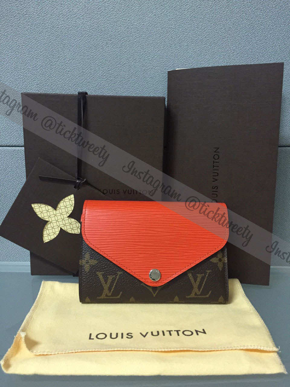 Replica Louis Vuitton M60494 Marie Lou Compact Wallet Monogram Canvas For  Sale