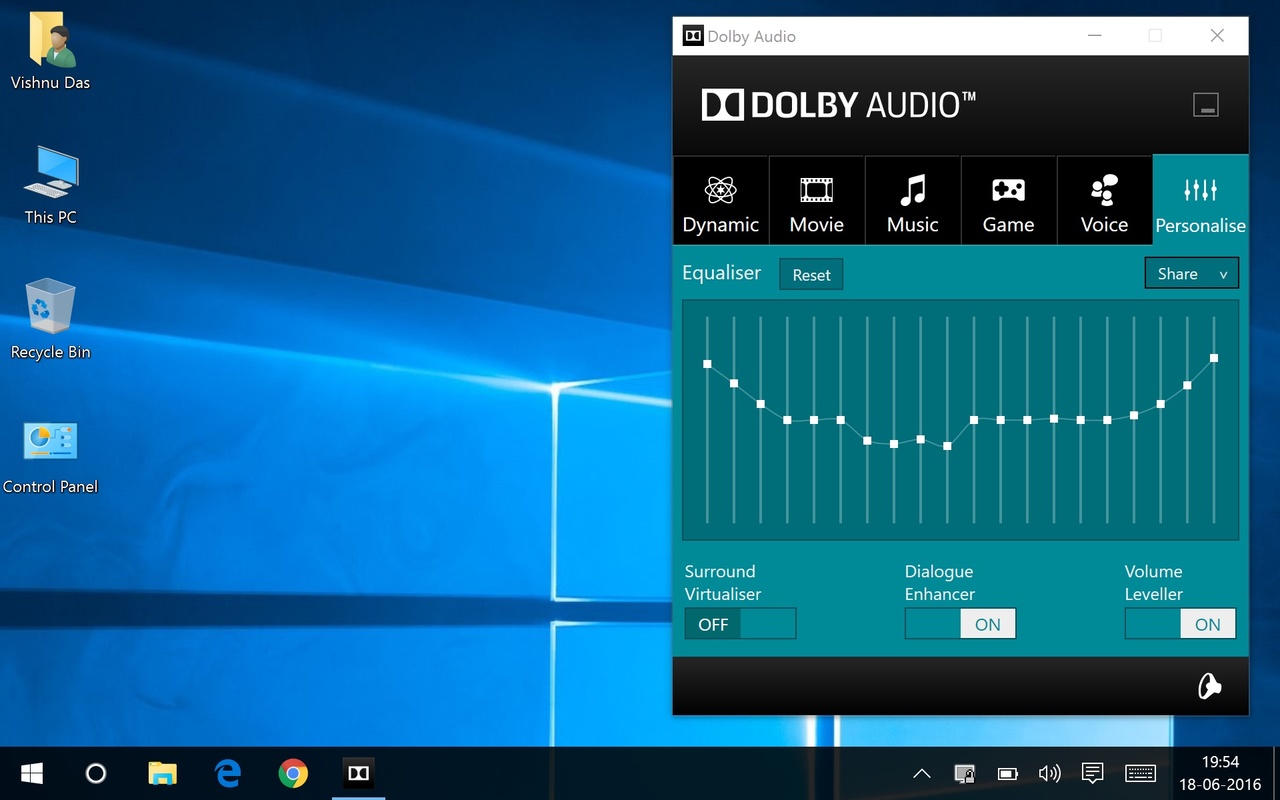 best equalizer settings for bass dolby atmos pc