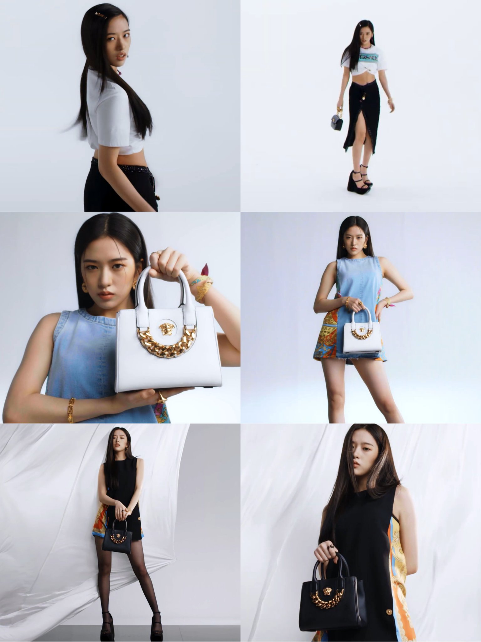 Yujin as the new face of the fashion brand Versace 