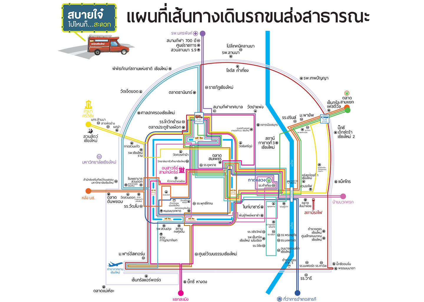 Review] ขนส่งมวลชนเชียงใหม่ Cmtransit วันนี้อุทิศเวลาให้รถแดงครับ - Pantip