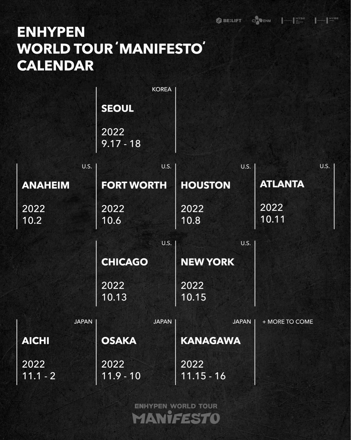  ENHYPEN WORLD TOUR MANIFESTO Pantip