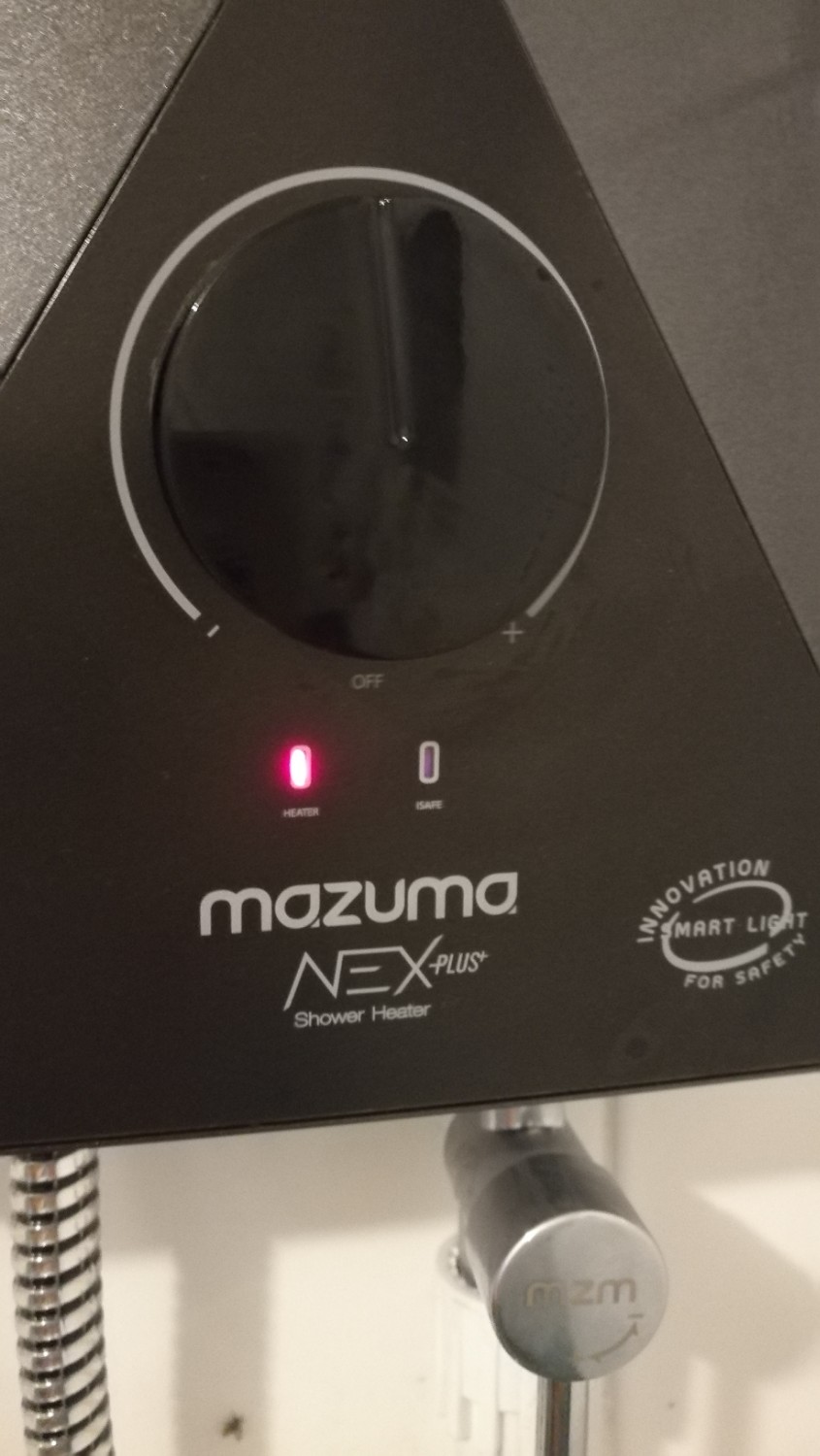 เครื่องทำน้ำอุ่น Mazuma ไฟโชว์ ลงกราวไม่ติด - Pantip