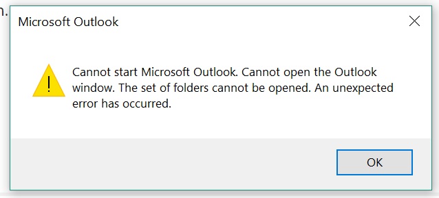 ปัญหา เปิดโปรแกรม Outlook ไม่ได้ Windows 10 - Pantip