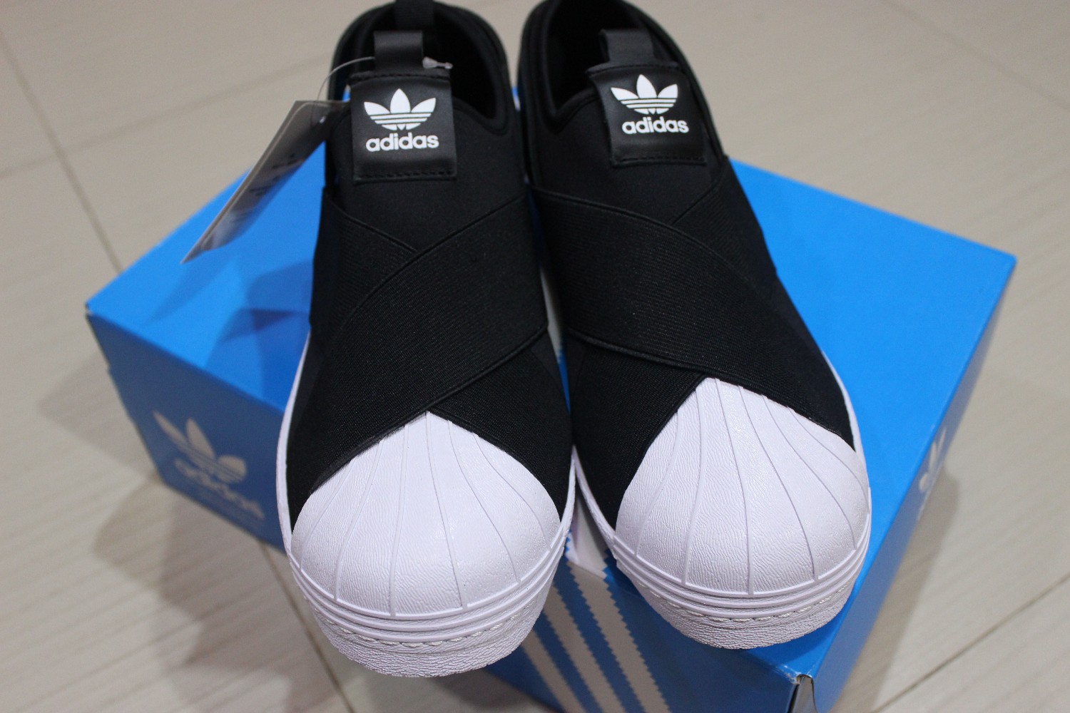 Adidas superstar cheap slip on pantip