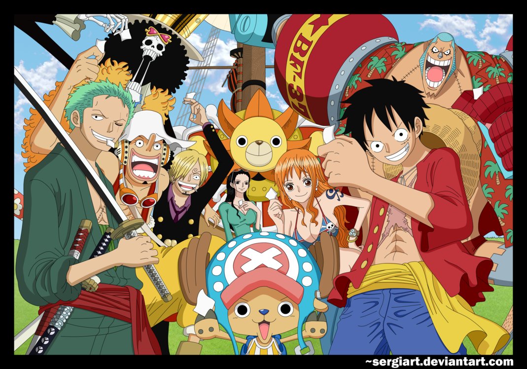 One Piece - Merry Christmas 2012 by SergiART on DeviantArt