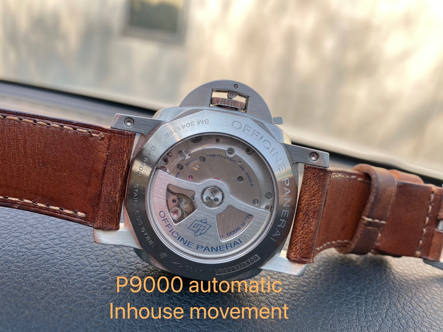 9 PAM 312 Panerai function