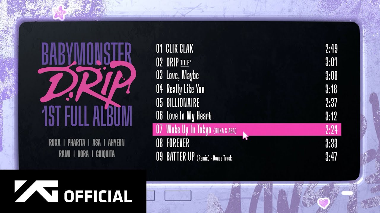 BABYMONSTER [DRIP] ‘Woke Up In Tokyo (RUKA & ASA)’ PREVIEW - 