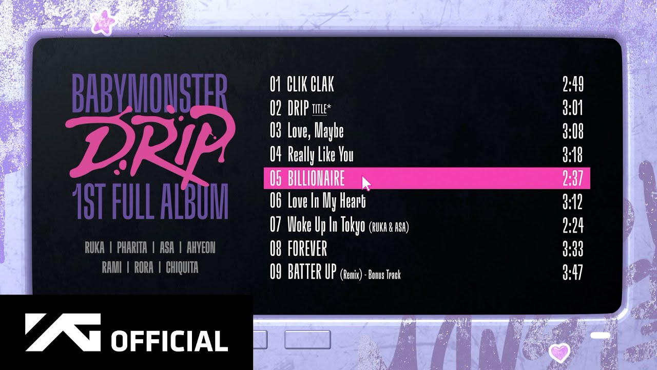 BABYMONSTER [DRIP] ‘BILLIONAIRE’ PREVIEW - 