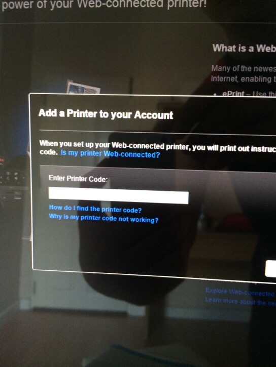 รหัส Enter printer Code อยู่ตรงไหนครับ Pantip