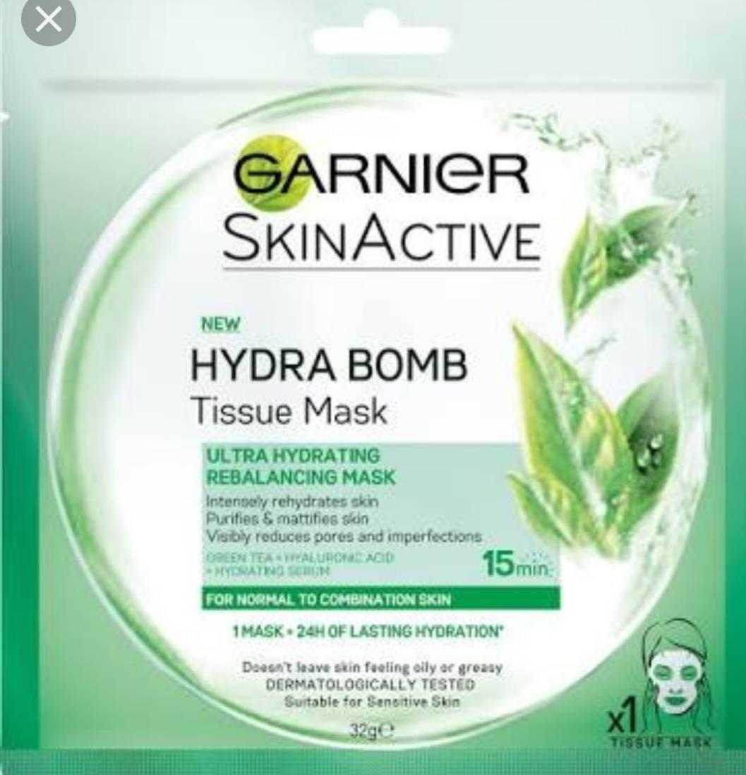 Маски garnier отзывы. Garnier зеленый чай маска. Garnier hydra Bomb. Garnier Skin Activ маска ткан. Garnier hydra Bomb маска.