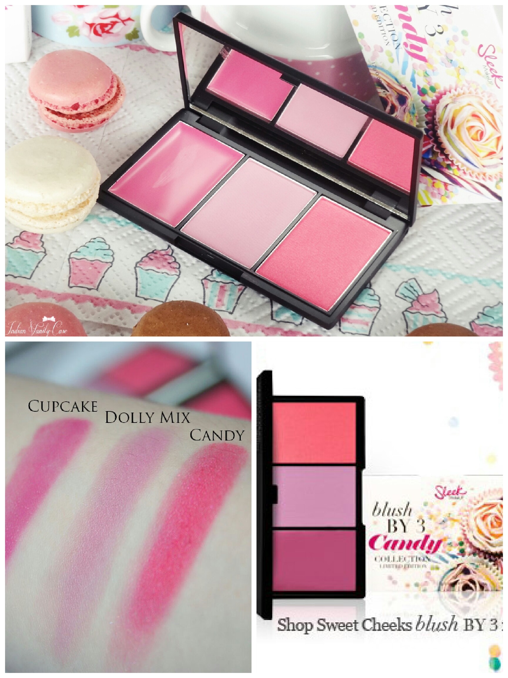 พร้อมส่ง Sleek Blush by 3 สี Lace และ Sweet Cheeks จากคอลเลคชั่น Candy