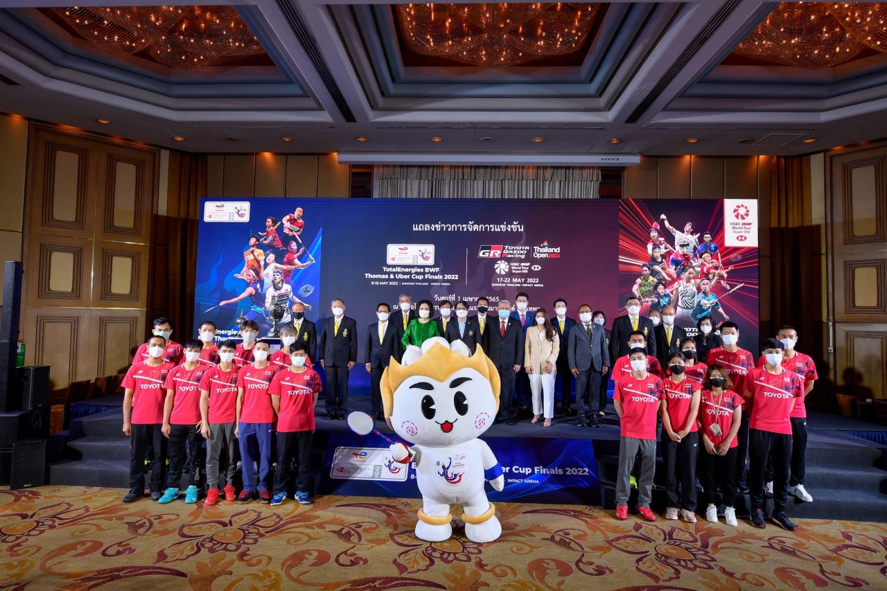 Toyota สนับสนุนการแข่งแบดมินตัน “TOYOTA GAZOO RACING Thailand Open 2022”