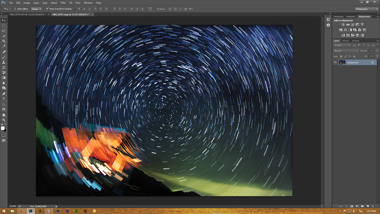 startrail photoshop action