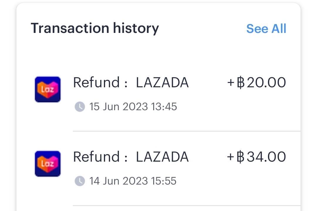 ไม่ได้รับเงินคืนในส่วนของคูปองจาก Lazada - Pantip