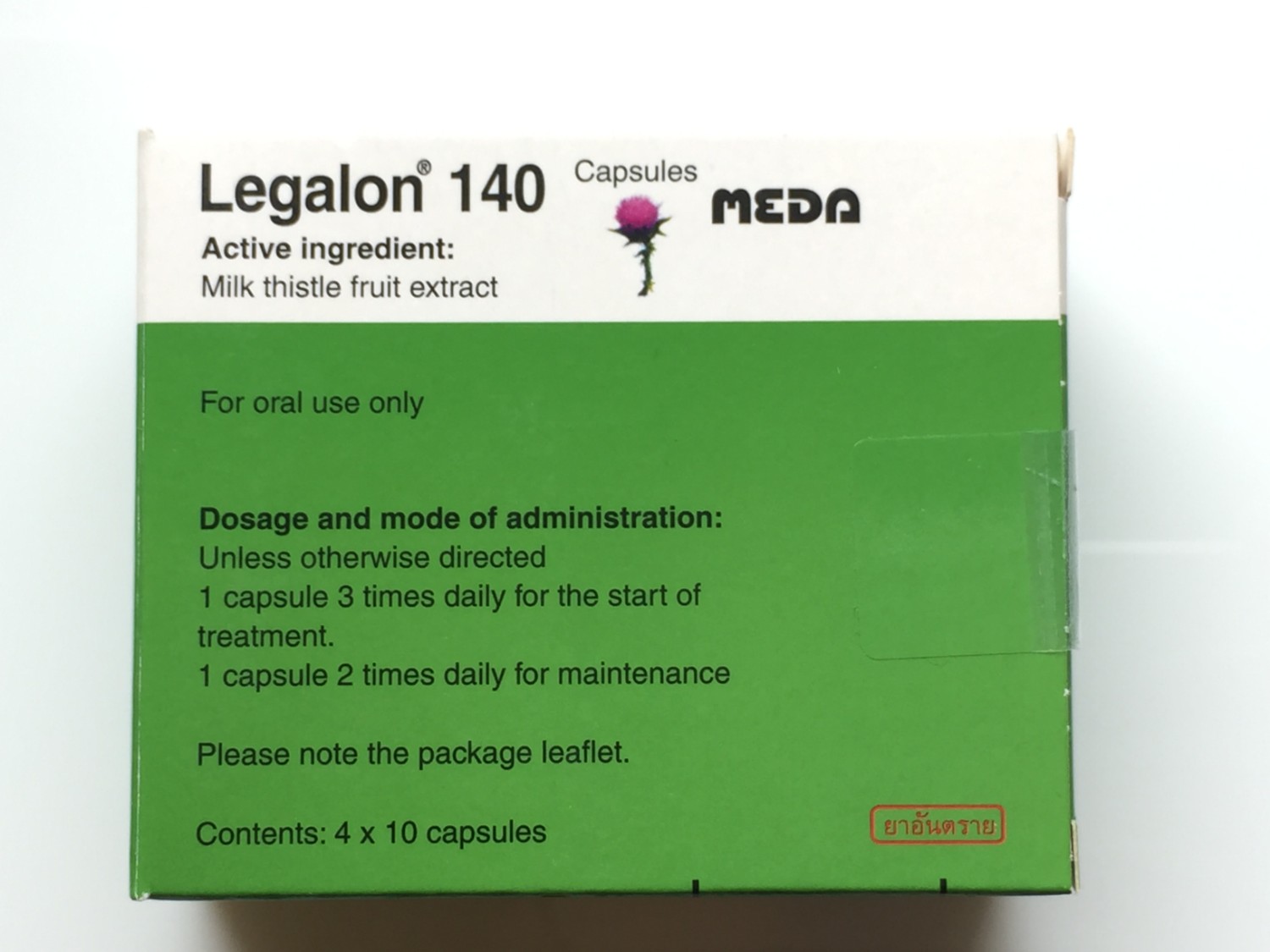Legalon 140: instructions for use Legalon 140: instructions for use