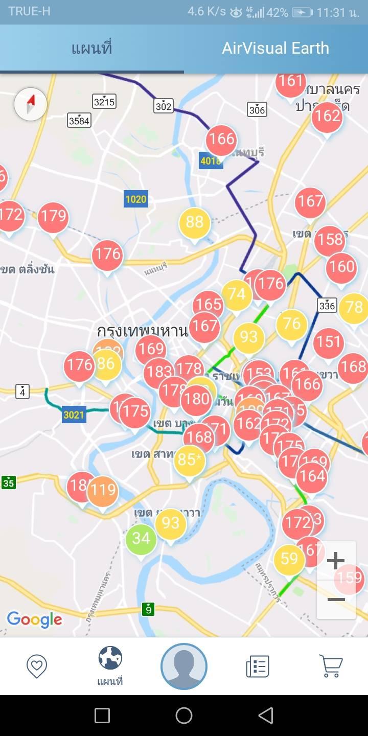 ค่าฝุ่น Pm 2.5 จาก App Airvisual กับ App Air4 Thai  ของกรมควบคุมมลพิษต่างกันมาก - Pantip