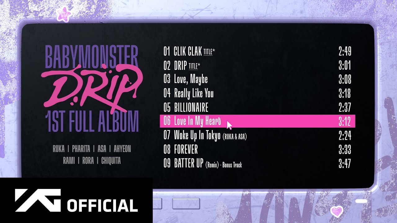 BABYMONSTER [DRIP] ‘Love In My Heart’ PREVIEW - 